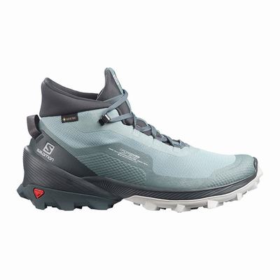 Salomon CROSS OVER CHUKKA GORE-TEX - Naisten Vaelluskengät - Vihreä